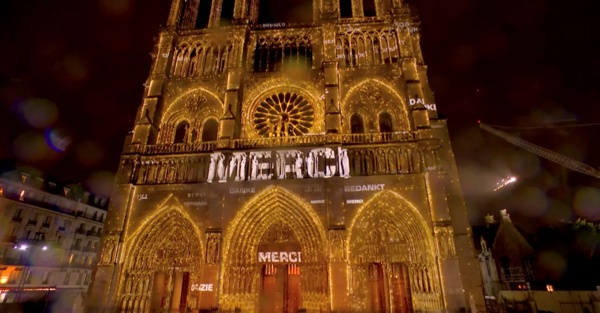 Réouverture de NotreDame de Paris 48 heures d'antenne Dispositif